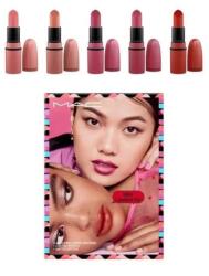 MAC Mini Lipstick Kit Set MAC: Amplified, Matte, Ruj cremă, You Can't Chili With Us, 1.8 g *Miniature + Amplified, Matte, Ruj cremă, Double Date, 1.8 g *Miniature + Amplified, Matte, Ruj cremă, Velvet Ted