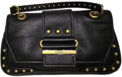 Guess Guess, Belle, Synthetic Leather, Belt, Magnetic Clip, Textile Crossbody Bag, Black, VG774421, 29 x 15 x 4 cm, For Women