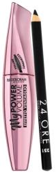 Deborah Set Deborah: 24H Extra, Gel Pencil Eyeliner, Black, 1.5 g + My Power, Waterproof, Volumizing, Mascara, Black, 14 ml
