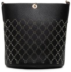 GUESS Guess, Amara, Synthetic Leather, Textile Backpack, Black, XG849301, For Women, 18/21 x 20 x 14 / 14/18 x 17.5 x 6.5 cm