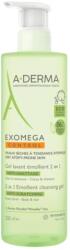 A-DERMA A-Derma, Exomega Control, Emollient, Shower Gel, For Hair & Body, All Skin Types, 500