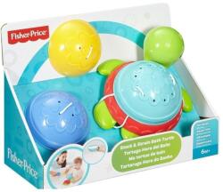 Mattel Fisher Price, Stack & Strain, Bath Turtle, Unisex, 6+ months