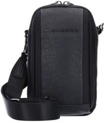Piquadro Piquadro, Brief 2, Nylon And Leather, Textile Crossbody Bag, Black, CA5485BR2, For Men