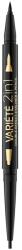 Eveline Cosmetics Eveline Cosmetics, Variete, Double-Ended, Gel Eyeliner, Ultra Black