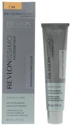 Revlon Revlon, Revlonissimo Colorsmetique, Permanent Vopsea de păr, 7.44 Medium Intensive Copper Blonde, 60 ml