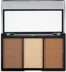 Makeup Revolution Makeup Revolution, Ultra Sculpt & Contour, Contouring Palette, C04 Ultra Light/Medium, 3 Shades, 11 g