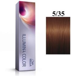 Wella Wella Professionals, Illumina Color, Permanent Vopsea de păr, 5/35 Light Chestnut Golden Mahogany, 60 ml