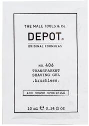 Depot Depot, 400 Shave Specifics No. 406, Menthol, Softening & Refreshing, Shaving Gel, 10 ml
