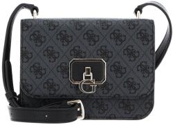 Guess Guess, Noelle, Belt, Magnetic Clip, Textile Crossbody Bag, Black, 14 x18.5 x7 cm, For Women