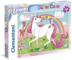 Clementoni Clementoni, SuperColor, I Believe In Unicorns, Puzzle, For Girls, 6+ years, 104 pcs Puzzle