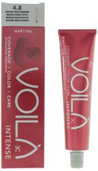 Intercosmo Intercosmo, Voila 3C Intense, Aqua, Permanent Vopsea de păr, 4.8 Medium Brown Toffee, 60 ml