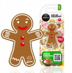 Aroma Car , Manny Christmas, Gingerbread, Car Air Freshener