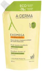 A-DERMA A-Derma, Exomega Control, Emollient, Shower Oil, For Very Dry To Atopic Sensitive Skin, 500, ml Refill