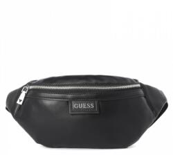 Guess Guess, Scala, Synthetic Leather, Textile Fanny Pack, HMESCAP1230, Black, 21.3 x15 x 7.5 cm, For Men