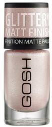 Gosh Copenhagen Gosh, Glittery, Matt Finish, Ojă, 06, Soft Pink, 8 ml