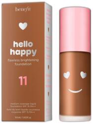 Benefit Benefit, Hello Happy, Brightening, Liquid Foundation, 11, Dark Neutral, SPF 15, 30 ml