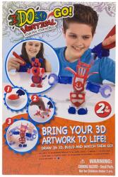 RedwoodVentures Ido3D, Go Bring Your 3D Artwork To Life, 2 Color Change Vertical Pens, Drawing Playset, Unisex, 8+ years