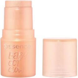 Essence, Baby Got Glow, Illuminating, Highlighter Stick, 10, Golden Aura, 5.5 g