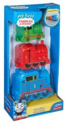 Mattel My First Thomas The Train 12+ Months Set Fisher Price: Thomas & Friends, Train, No. 1, Blue + Thomas & Friends, Train, No. 5, Red + Thomas & Friends, Train, No. 6, Green Trenulet