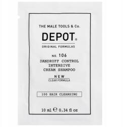 Depot Depot, 100 Hair Cleansing No. 106 Clear Formula, Pro-Vitamin B5, Șampon, Anti-Dandruff, 10 ml