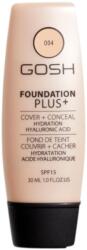 Gosh Gosh, Foundation Plus+, Liquid Foundation & Concealer 2-In-1, 004, Natural, SPF 15, 30 ml *Tester
