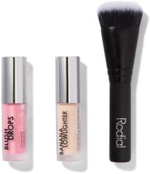 Rodial Xmas 2024 Set Rodial: Blush Drops, Radiant Finish, Liquid Blush, Frosted Pink, 15 ml + Banana Lowlighter, Illuminating, Liquid Highlighter, For Face, 1.6 ml + The Buffing, Mini, Foundation Brush, No. 