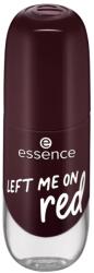 essence , Gel Nail, Ojă, 72, Left Me On Red, 8 ml