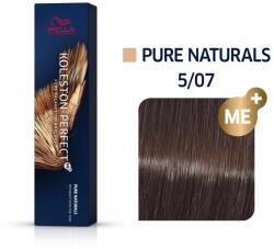 Wella Wella Professionals, Koleston Perfect Me+, Permanent Vopsea de păr, 5/07 Light Chestnut Natural Brown, 60 ml