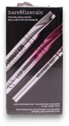 BareMinerals Travel Exclusive Set BareMinerals: Lash Domination, Volumizing, Mascara, Intense Black, 8.5 ml + Lash Domination, Volumizing, Mascara, Black, 8.5 ml + Lash Domination, Gel Pencil Eyeliner, Black, 0.6 