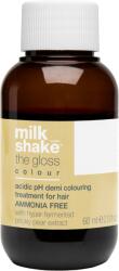 milk_shake Milk Shake, The Gloss, Ammonia Free, Demi-Permanent Vopsea de păr, 10.1110AA Intense Ash Platinum Lightest Blond, 60 ml
