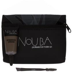 Nouba 20 Set Nouba: Nouba, Eyebrow Brush + Nouba, Eyebrow Gel, 7 ml + Textile Makeup Bag, Black