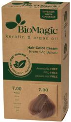 BioMagic Biomagic, Biomagic, Keratin & Argan Oil, Permanent Vopsea de păr, 7.00 , 250 ml *Tester