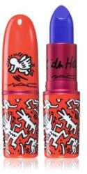 M·A·C MAC, Viva Glam X Keith Haring, Longwear, Ruj cremă, Canal Blue, 3 g
