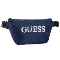 Guess Guess, Quatro, Textile Fanny Pack, Blue, 19/28.5 x 17 x 4 cm, For Men
