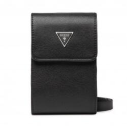 Guess Guess, Guess, Synthetic Leather, Badge Holder, Textile Crossbody Bag, Black, HMCERT, 11 x 17 x 4 cm, For Women