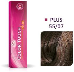 Wella Wella Professionals, Color Touch Plus, Ammonia-Free, Semi-Permanent Vopsea de păr, 55/07 Light Chestnut Intense Natural Brown, 60 ml