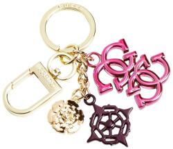 GUESS Guess, Guess, Multi, Metal Keyring, RW7427, Fuchsia