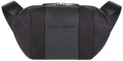 Piquadro Piquadro, Bum, Textile Crossbody Bag, Black, CA5479BR2, 28 x 16 x 6cm, For Men