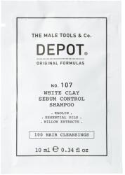 Depot Depot, 100 Hair Cleansing No. 107, Kaolin, Șampon, For Regulation Of Excessive Sebum, 10 ml
