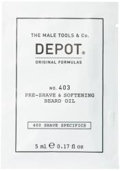 Depot Depot, 400 Shave Specifics No. 403, Sweet Almond, Softening, Pre-Shaving Oil, 5 ml