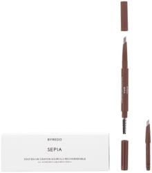 Byredo Byredo, All-In-One, Precision, Double-Ended, Eyebrow Cream Pencil & Brush 2-In-1, 02, Sepia, 0.5 g