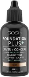 Gosh Gosh, Foundation Plus+, Cover & Conceal, Liquid Foundation, 010, Tan, SPF15, 30 ml