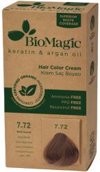 BioMagic Biomagic, Biomagic, Keratin & Argan Oil, Permanent Vopsea de păr, 7.72 , 250 ml *Tester