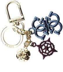 GUESS Guess, Guess, Multi, Metal Keyring, RW7427, Blue