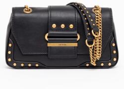 Guess Guess, Greta, Polyurethane, Textile Crossbody Bag, Black, hwvb81 29210, 16 x 29 x 5.3 cm, For Women
