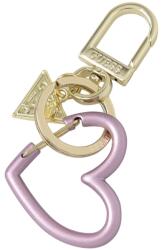 GUESS Guess, Guess, Heart Shape, Metal Keyring, RW7424, Purple