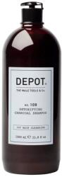 Depot Depot, 100 Hair Cleansing No. 108, Charcoal, Șampon, Detoxifying, 1000 ml