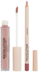 Makeup Revolution Set Makeup Revolution: Makeup Revolution, Ruj lichid, Brunch, 3 ml + Makeup Revolution, Precision, Lip Liner, Brunch, 1 g