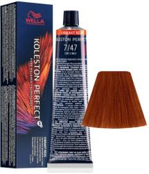 Wella Wella Professionals, Koleston Perfect Me+, Permanent Vopsea de păr, 7/47 Medium Blonde Red Brown, 60 ml