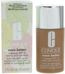 Clinique Clinique, Even Better, Paraben-Free, Hydrating, Liquid Foundation, WN 94, Deep Neutral, SPF 15, 30 ml